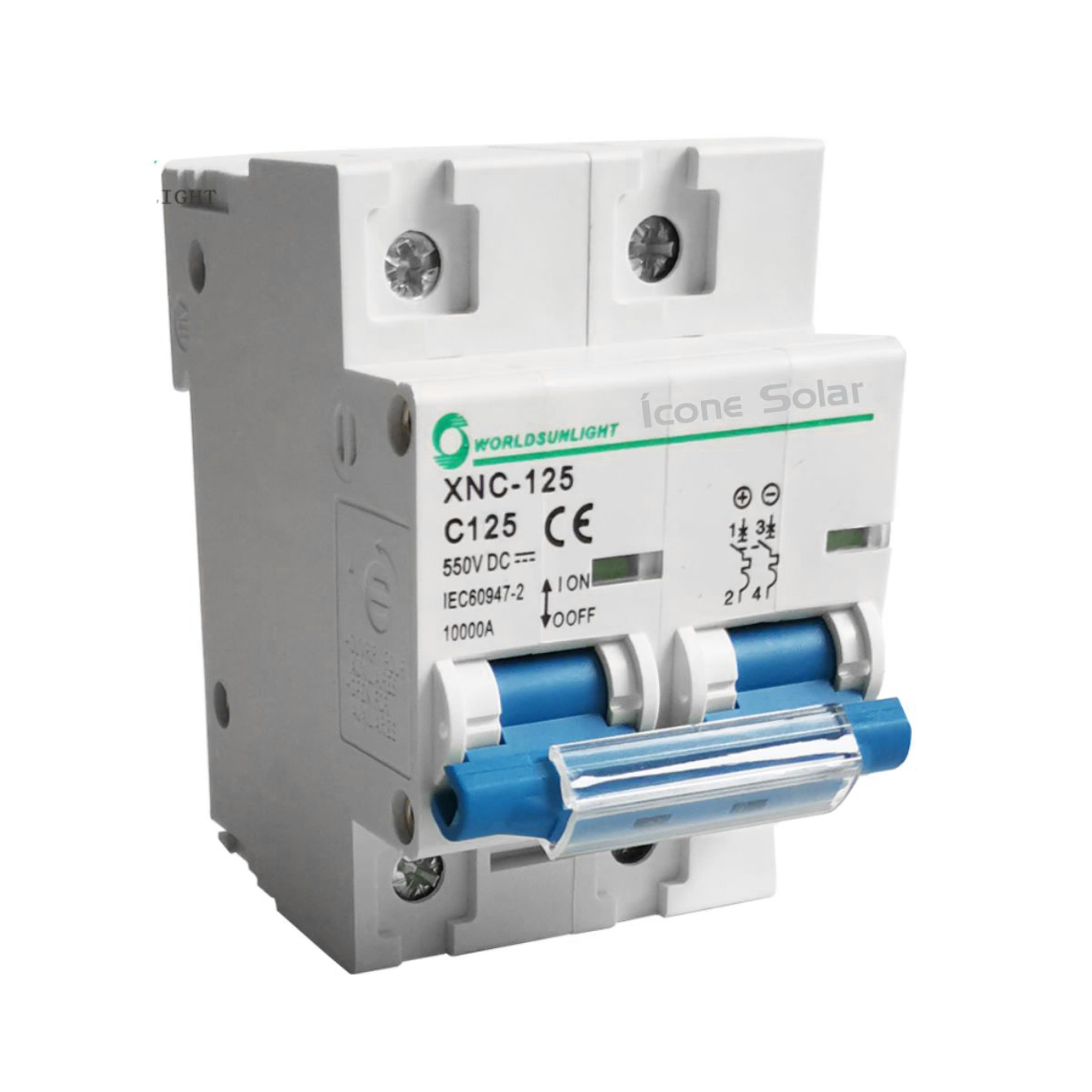 Disjuntor Bipolar 125A WSL  550V - Corrente Contínua - XNC-125